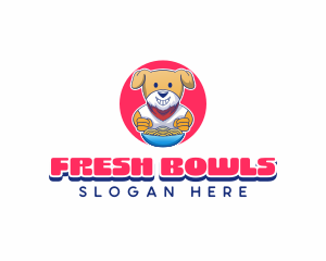 Dog Noodle Bowl logo design