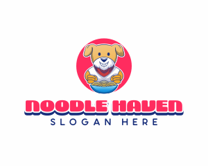 Dog Noodle Bowl logo design