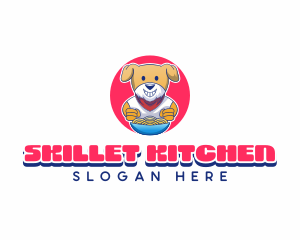 Dog Noodle Bowl logo design