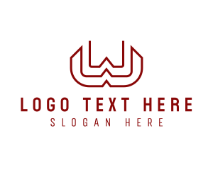 Industrial Manufacturer Letter W logo