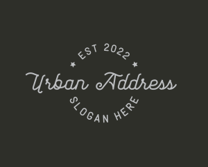 Urban Script Apparel logo design