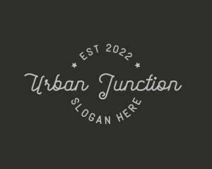 Urban Script Apparel logo design