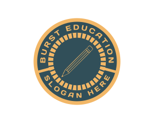 Educational Writing Pencil logo design