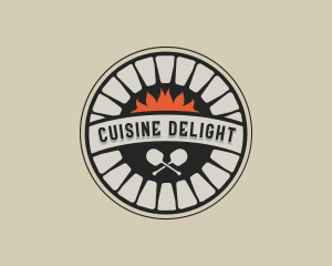 Pizza Flame Oven logo design