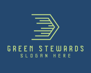 Green Arrow Logistics logo design