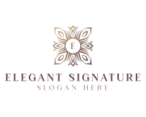 Luxury Floral Boutique logo design