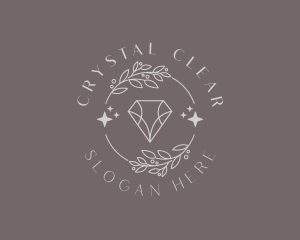 Crystal Diamond Jewelry logo design