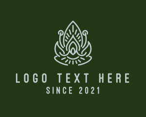 Religious Candle Spa logo design
