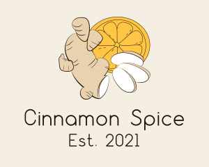 Organic Ginger Spice logo design