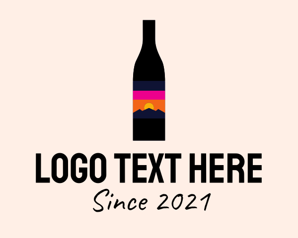 Bottle logo example 3