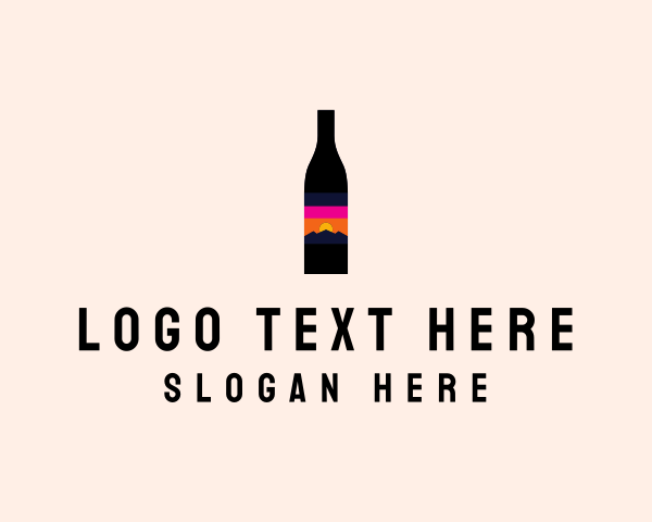 Bottle logo example 1