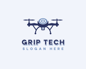 Tech Drone Surveillance logo design