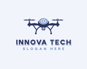 Tech Drone Surveillance logo design