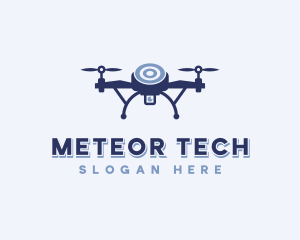 Tech Drone Surveillance logo design