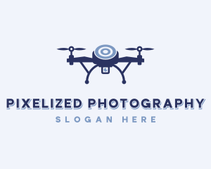 Tech Drone Surveillance logo design