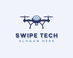 Tech Drone Surveillance logo design