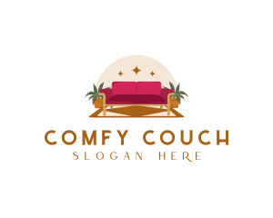 Sofa Carpet Lounge Furniture logo design