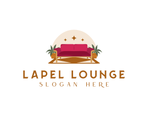 Sofa Carpet Lounge Furniture logo design