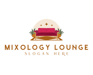 Sofa Carpet Lounge Furniture logo design