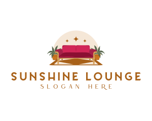 Sofa Carpet Lounge Furniture logo design