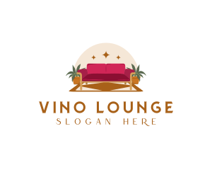 Sofa Carpet Lounge Furniture logo design