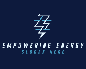 Tech Flash Electrical Lightning logo design