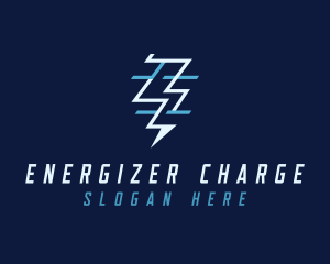 Tech Flash Electrical Lightning logo design