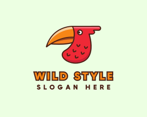 Wild Bird Toucan logo design