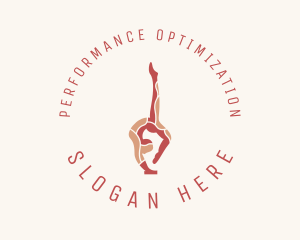 Gymnastics Fitness Exercise  logo design