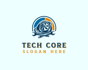 Turbo Engine Panel logo design