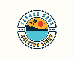 Beach Sea Toursim logo design