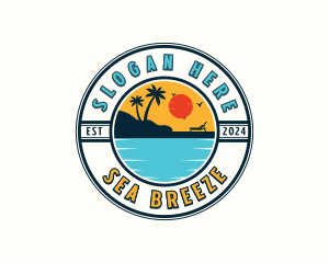 Beach Sea Toursim logo design