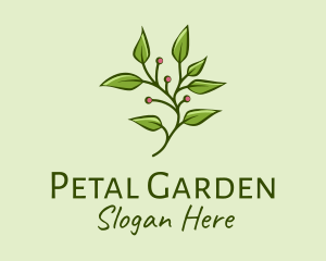 Berry Plant Seedling  logo design