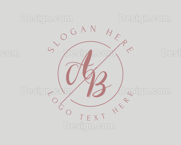 Makeup Style Monogram Logo