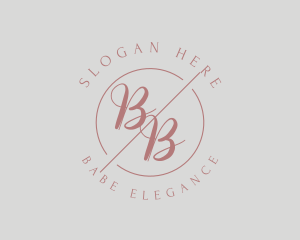 Makeup Style Monogram logo design