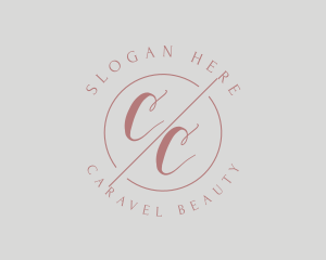 Makeup Style Monogram logo design