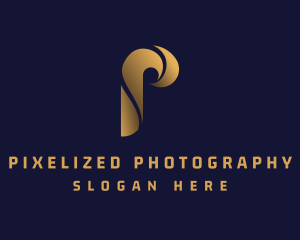 Generic Gradient Letter P logo design