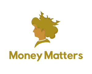Gold Queen Portrait Profile logo
