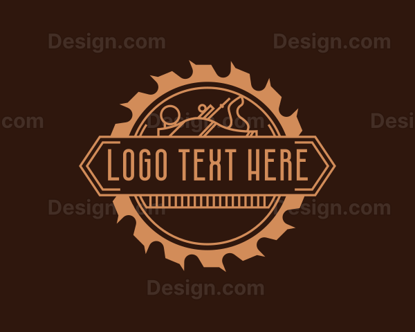 Carpentry Business Badge Logo