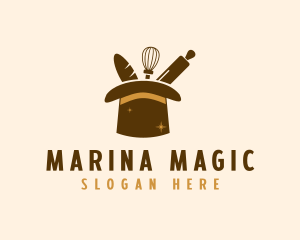 Magic Hat Bakery logo design