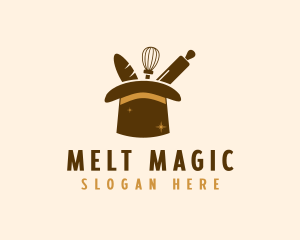 Magic Hat Bakery logo design