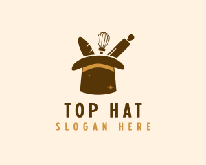 Magic Hat Bakery logo design