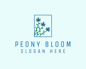 Blooming Garden Flowers  logo design