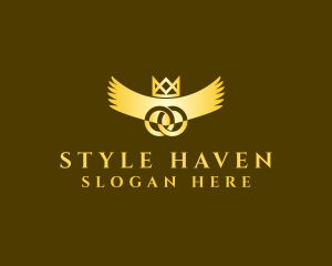 Golden Crown Wings Logo