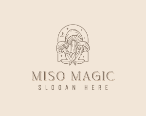 Mushroom Fungi Mycology logo design