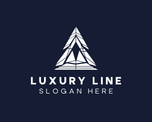 Luxury Brand Pyramid logo design