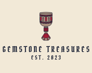 Medieval Wine Goblet  logo