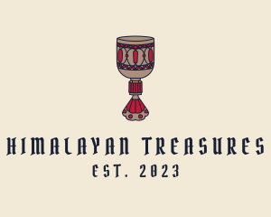 Medieval Wine Goblet  logo design