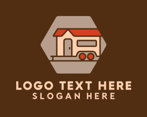 Camper Trailer House Logo