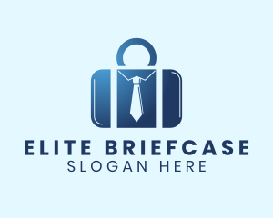 Blue Business Suitcase logo